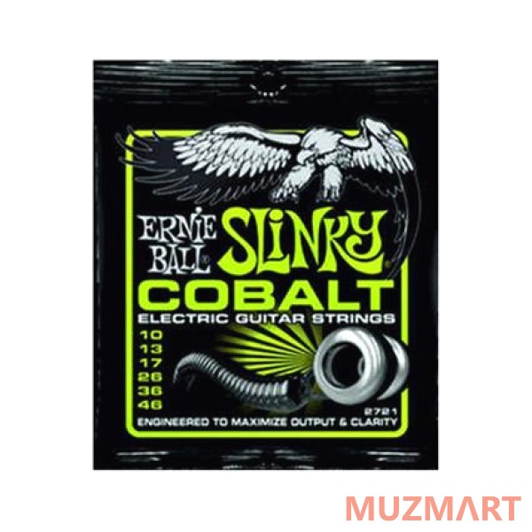 Ernie Ball 2721 Cobalt Regular Slinky, 010-046 Набор 6 струн для электрогитары