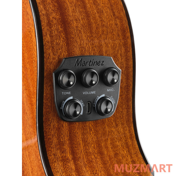 Martinez MP-12-MH Crossover Series Классическая гитара со звукоснимателем