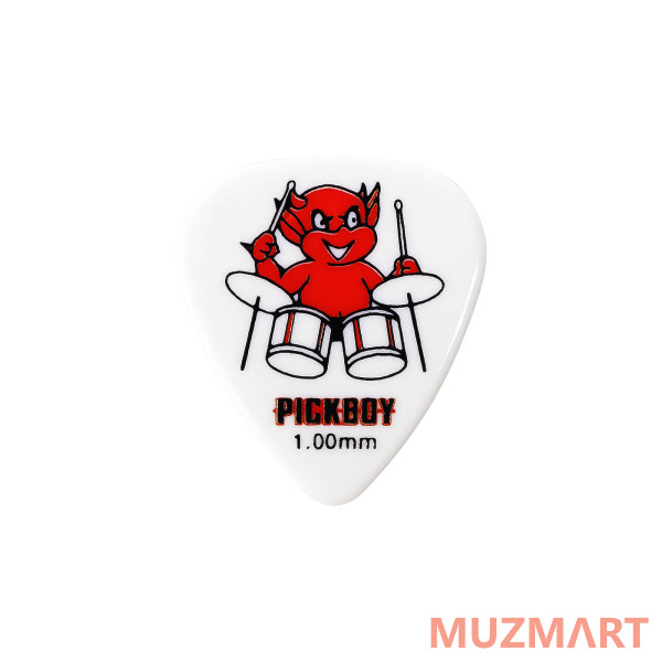 Pickboy GP-211-1/100 Celltex Red Devil Медиаторы 50шт, толщина 1.0мм