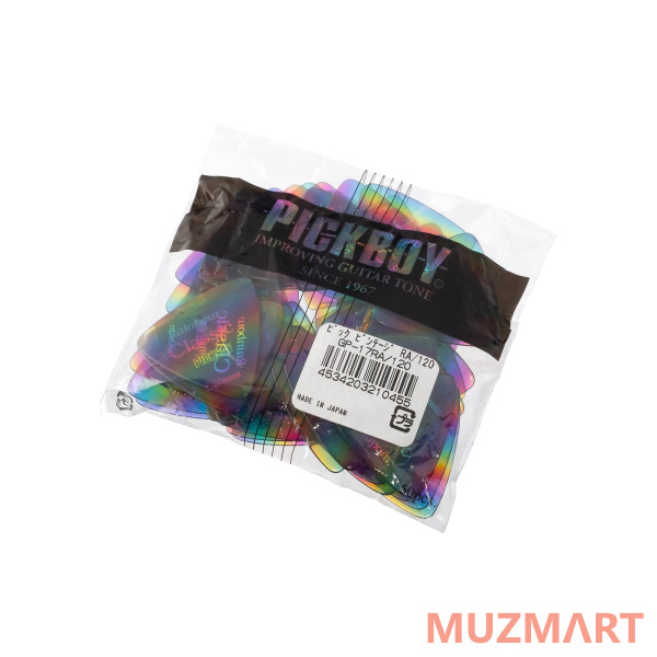 Pickboy GP-17RA/120 Celluloid Vintage Classic Rainbow Медиаторы 50шт