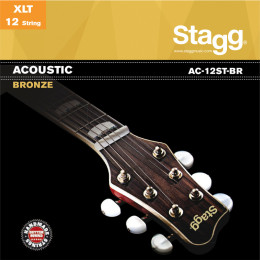 Stagg AC-12ST-BR струны для 12-струнной акустической гитары
