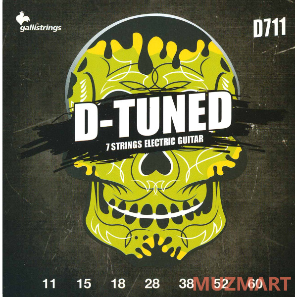 Galli Strings D711 струны для 7 струнной гитары