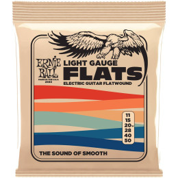 Ernie Ball 2580 Flatwound Light 11-50 Струны для электрогитары