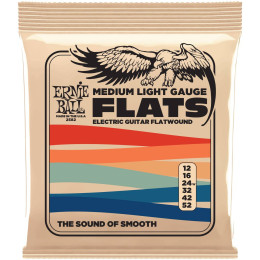 Ernie Ball 2582 Flatwound Medium Light 11-52 Струны для электрогитары