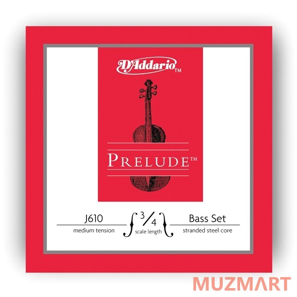 D'Addario J610 3/4M Струны для контрабаса, Medium