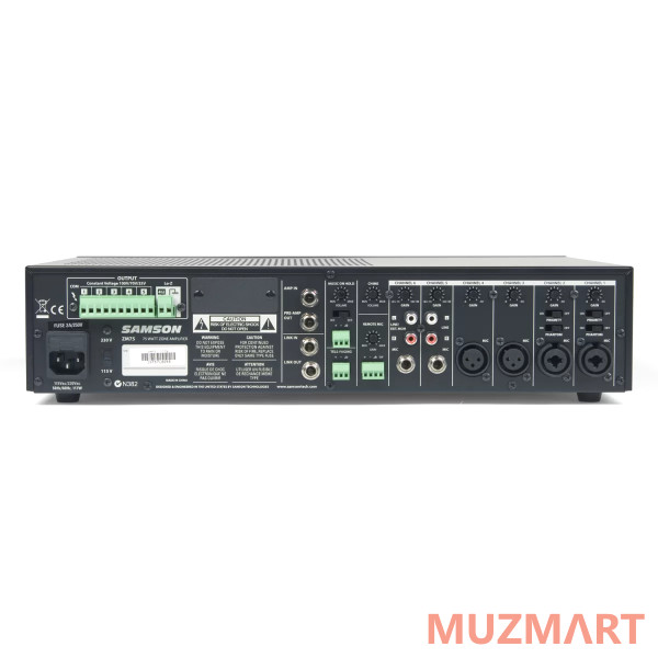 Samson ZM75 Зонный микшер-усилитель, 6 входов