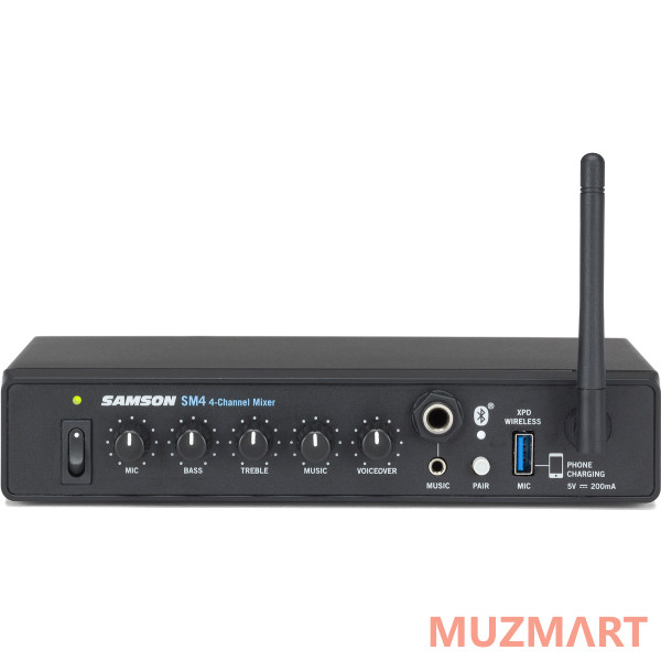 Samson SM4 BLUETOOTH 4-канальный микшерный пульт