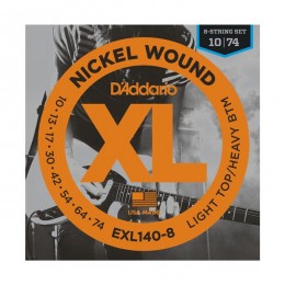 D'Addario EXL140-8 Струны для 8-ми струнной электрогитары