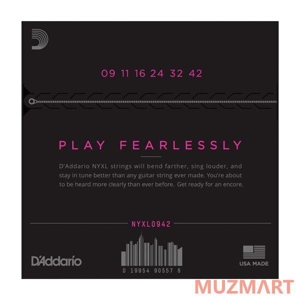 D'Addario NYXL0942 Струны для электрогитары