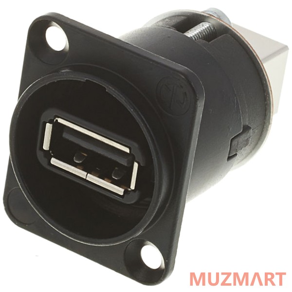 Neutrik NAUSB-W-B Проходной разъем USB 2.0, D-посадка