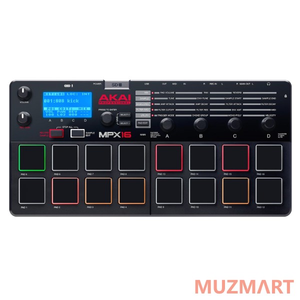 Akai Pro MPX16 Грувбокс