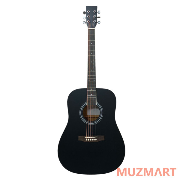 Navarrez NV31 BLACK Гитара акустическая с чехлом