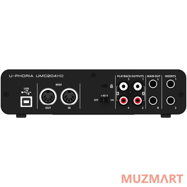 Behringer UMC204HD USB интерфейс