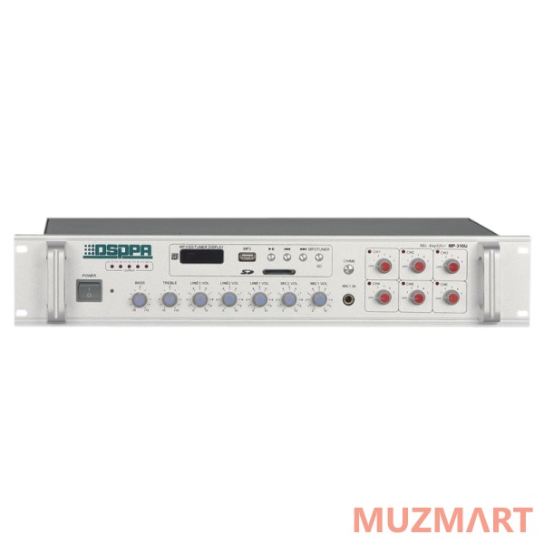 DSPPA MP-610U Комбинированный микшер-усилитель 250 Вт