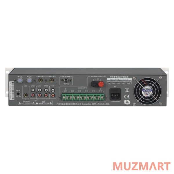 DSPPA MP-610U Комбинированный микшер-усилитель 250 Вт