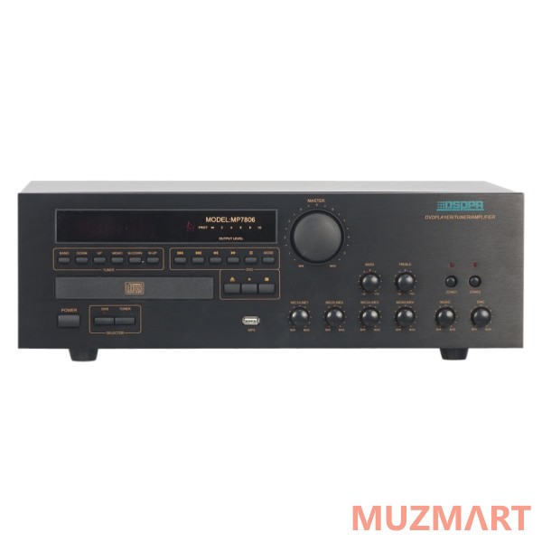 DSPPA MP-7806 Комбинированный микшер-усилитель 60 Вт