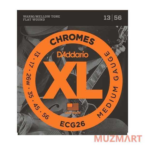 D'Addario ECG26 Medium Струны для электрогитары