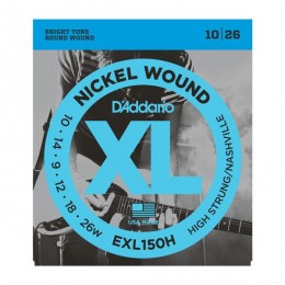D'Addario EXL150H Струны верхние октавные для 12-струнной электрогитары