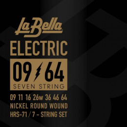 La Bella HRS-71 Струны для 7-стр. электрогитары, калибр 9-64