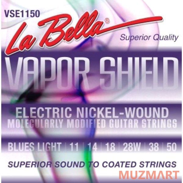 La Bella VSE1150 Струны для электрогитары, Blues Light, 11-50