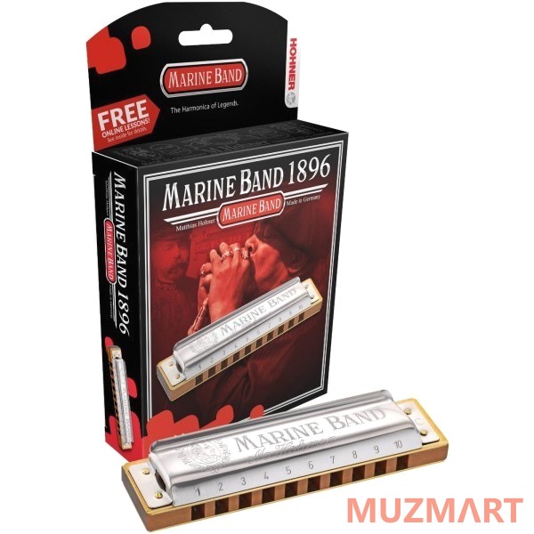 Hohner Marine Band 1896/20 C (M189693X) Губная гармоника с уроками