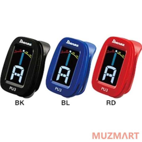Ibanez PU3 CLIP TUNER Гитарный хроматический тюнер-клипса