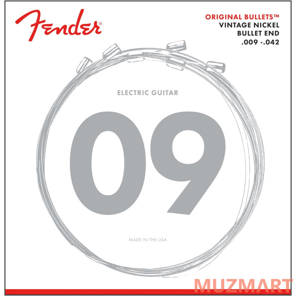 Fender 3150L Original Bullets Pure Nickel 9-42 Струны для электрогитары