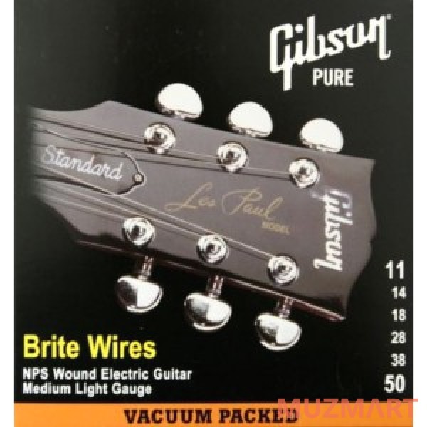 Gibson SEG-700ML BRITE WIRES NPS WOUND .011-.050 Струны для электрогитары