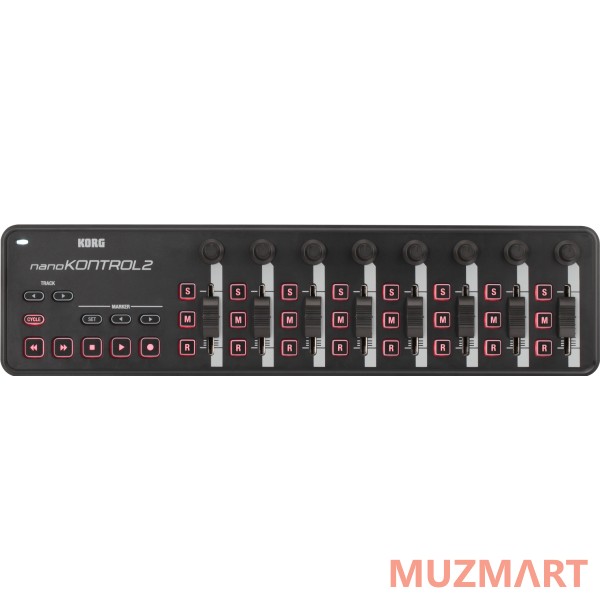Korg NANOKONTROL2-BK Портативный USB-MIDI-контроллер