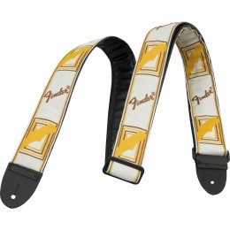 Fender 2` MONOGRAMMED WHITE/BROWN/YELLOW STRAP Ремень для гитары