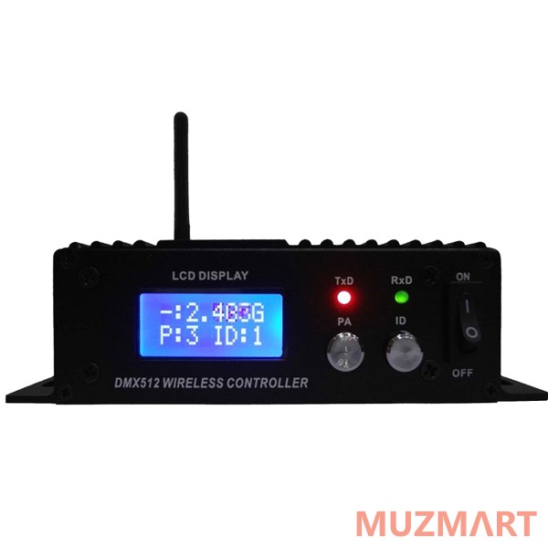 Led Star WDMX 2.4G LCD Беспроводной приемник / передатчик сигнала DMX512