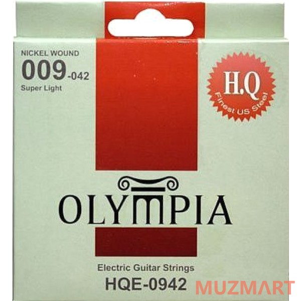 Olympia HQE 0942 Струны для электрогитары