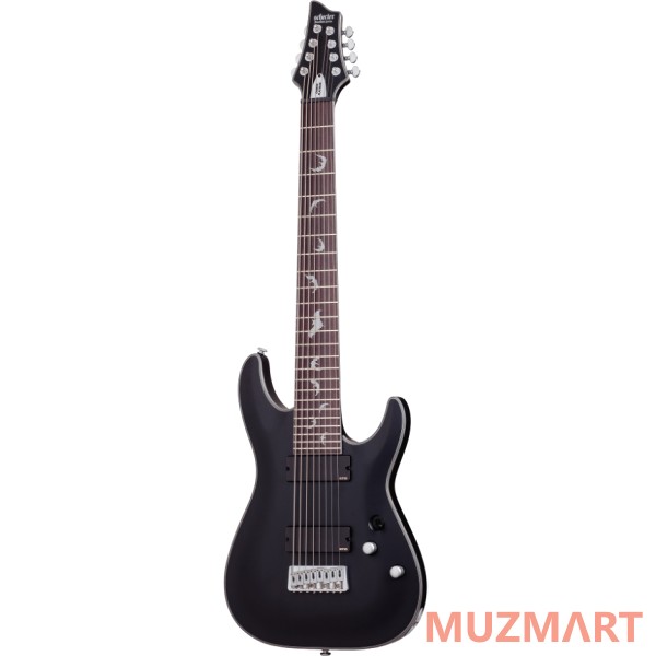Schecter DAMIEN PLATINUM-8 MBK Электрогитара восьмиструнная