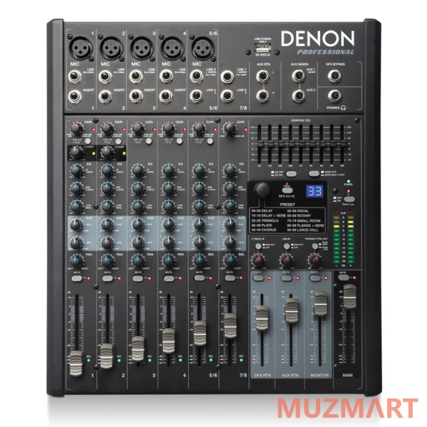 Denon DN-408X Портативный 8-канальный микшер компактный