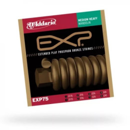 D'Addario EXP75 Coated Phosphor Bronze 11-41 Струны для мандолины