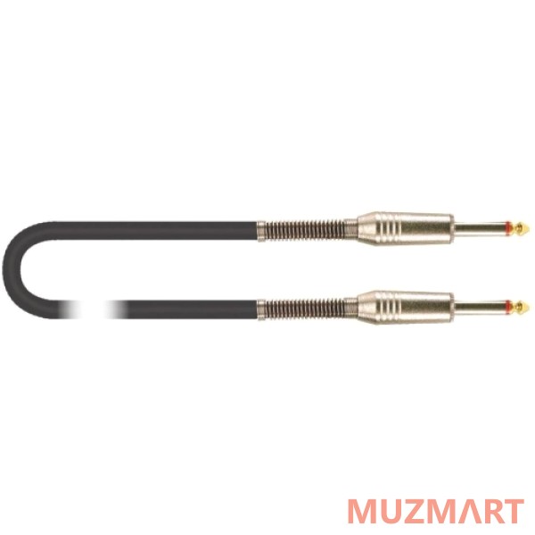 Quik Lok S200-9 BK Инструментальный кабель Jack-Jack, 9м
