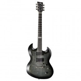 VGS Cobra Select Charcoal Black электрогитара (2-H/MasterV/MasterT/3-WS)