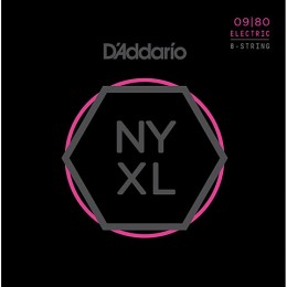 D'Addario NYXL0980 Cтруны для 8-струнной электрогитары