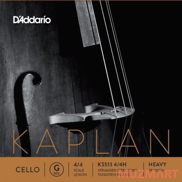 D'Addario KS513 4/4H Одиночная струна для виолончели