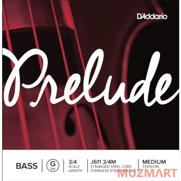 D'Addario J611 3/4M Одиночная струна для контрабаса