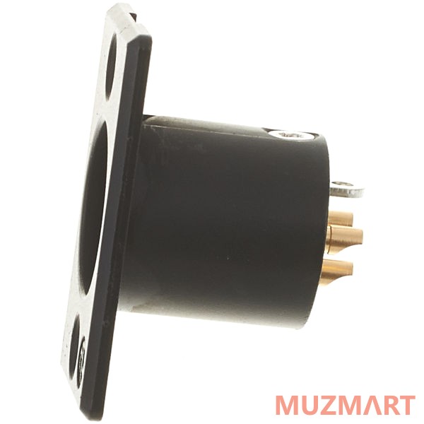 Neutrik NC3MP-B Панельный разъем XLR male золоченые контакты