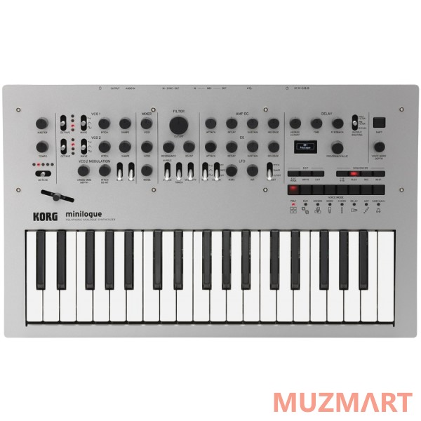 Korg Minilogue 37-клавишный программируемый полифонический синтезатор