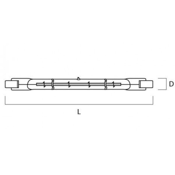 Sylvania DE 230-1000 L189 Галогенная лампа линейная