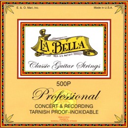 La Bella 500P Recording Concert High Струны для классической гитары