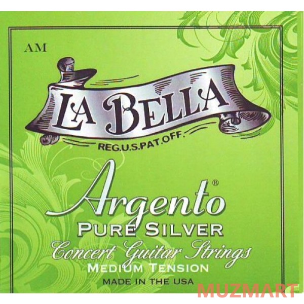 La Bella Argento Am Medium Струны для классической гитары