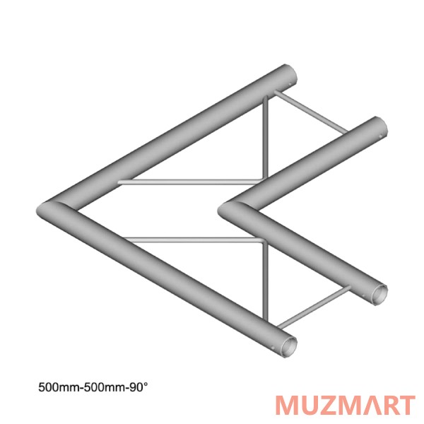 Duratruss DT 22 C21H-L90 90 Стыковочный узел двухлучевой