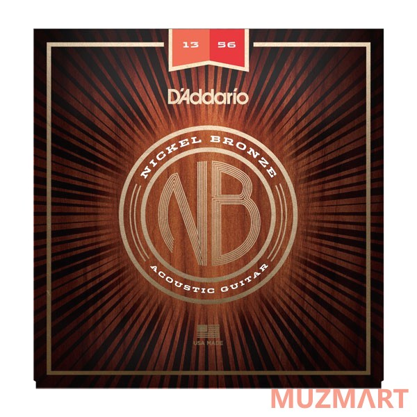 D'Addario NB1356 Струны для акустической гитары, 13-56