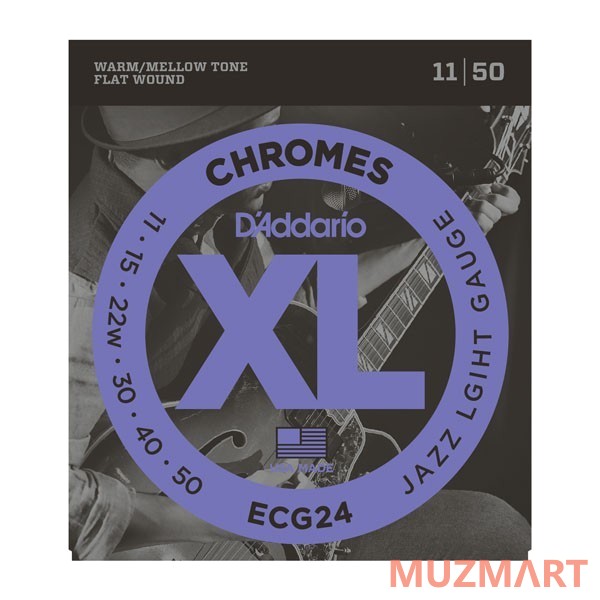 D'Addario ECG24 Jazz Light Струны для электрогитары