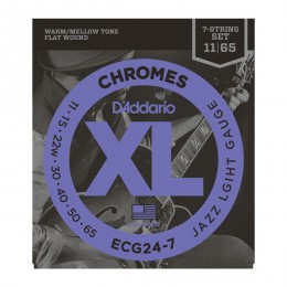 D'Addario ECG24-7 Jazz Light Струны для 7 струнной электрогитары