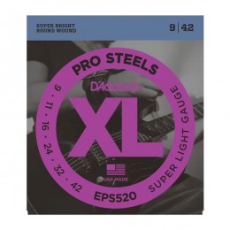 D'Addario EPS520 Super Light Струны для электрогитары 9-42